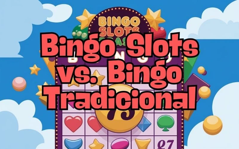 on image text 'Bingo Slots vs. Bingo Tradicional'