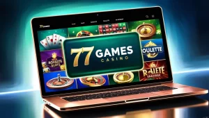 on image text '77 GAMES CASINO'